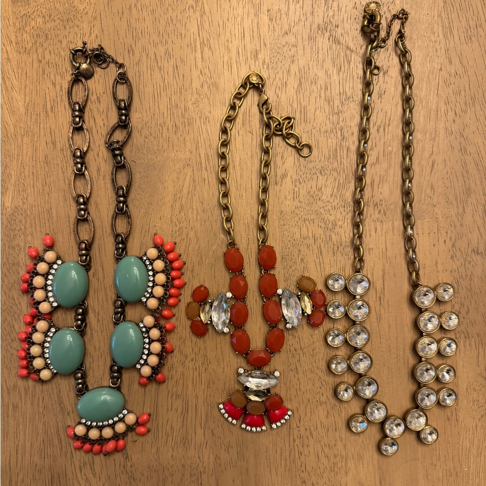 Y2K jcrew necklace lot
